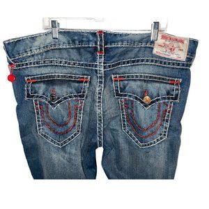 Authentic Men's True Religion Jean Straight Flap